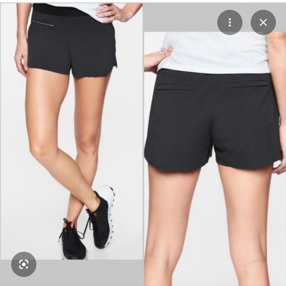 Athleta Mod Trekkie Short Black Size 4